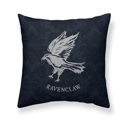 Capa de Travesseiro Harry Potter Ravenclaw Preto Multicolor Azul Escuro 50 x 50 cm