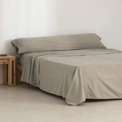 Conjunto de Lençóis SG Hogar Taupe Solteiro