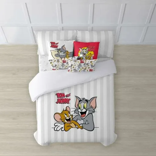 Capa Nórdica Tom & Jerry Tom & Jerry Basic Multicolor 175 Fios 240 x 220 cm