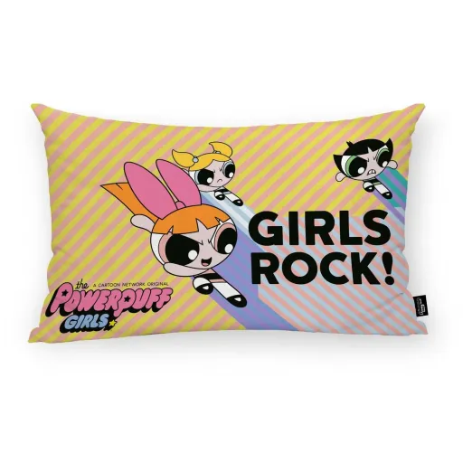 Capa de Travesseiro Powerpuff Girls Girls Rock C Multicolor 30 x 50 cm