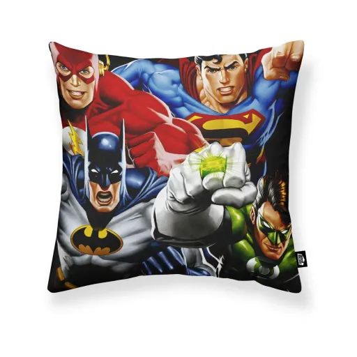 Capa de Travesseiro Justice League Action Multicolor 45 x 45 cm