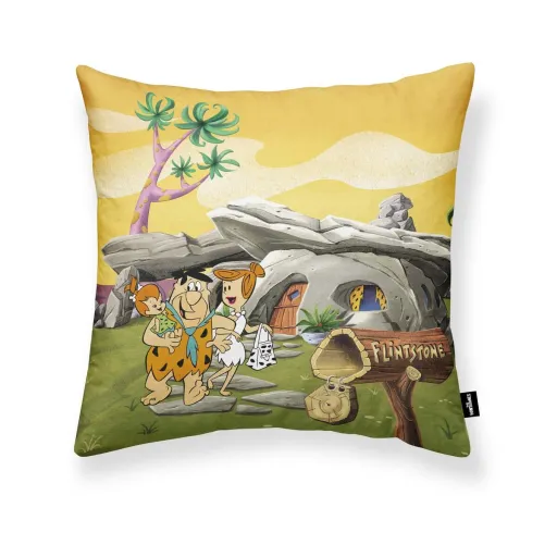 Capa de Travesseiro The Flintstones Family Flintstones A Multicolor 45 x 45 cm