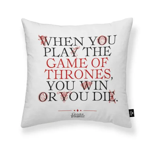 Capa de Travesseiro Game of Thrones Play Got A Multicolor 45 x 45 cm