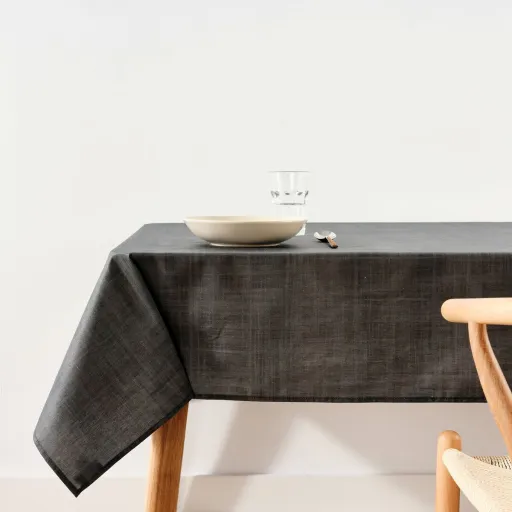 Toalha de Mesa Belum 0120-42 Preto 100 x 155 cm