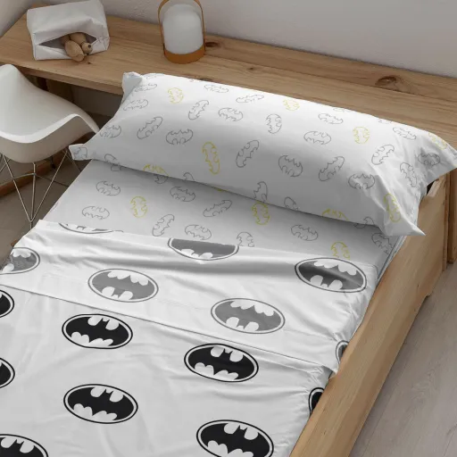 Conjunto de Lençóis Batman Basic Multicolor Cama 150 cm