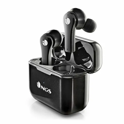 Auriculares Bluetooth NGS ARTICA BLOOM Branco Preto Silicone