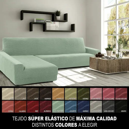 Cobertura para Chaise Longue com Braço Esquerdo Comprido Sofaskins NIAGARA 210 - 340 cm