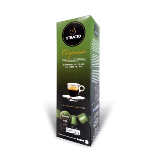 Cápsulas de Café Stracto 80583 Corposso (80 Uds)