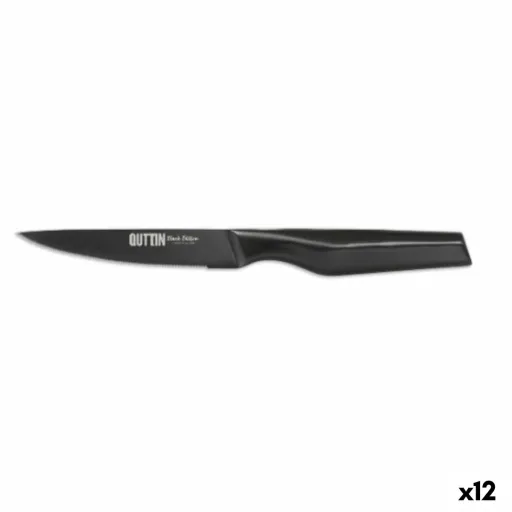 Faca de Cortar Costeletas Quttin Black Edition 11 cm 1,8 mm (12 Unidades)