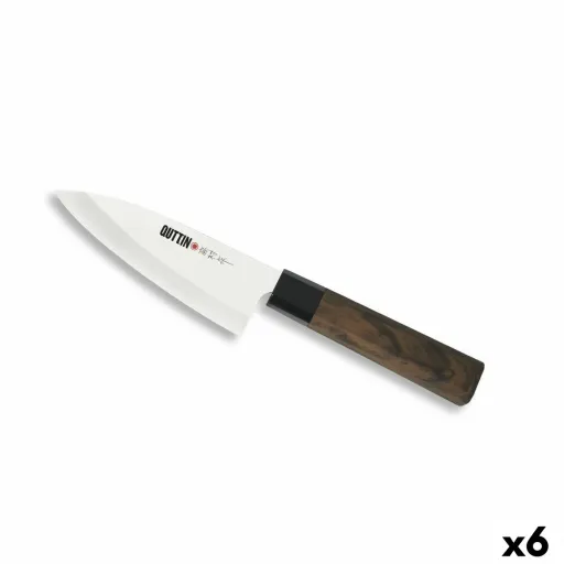 Faca de Cozinha Quttin Deba Takamura 11 cm (6 Unidades)