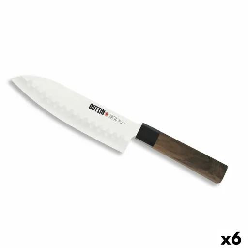 Faca de Cozinha Quttin Santoku Takamura 17 cm (6 Unidades)