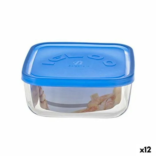 Lancheira Borgonovo 6277815 Azul 960 ml 15 x 15 x 6,2 cm (12 Unidades) (Ø 15 cm)