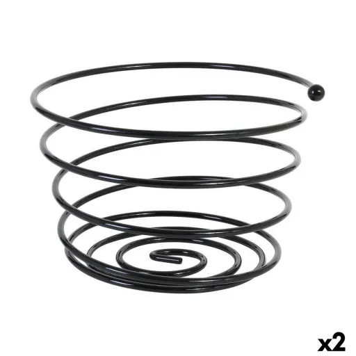 Fruteira Viejo Valle Preto Espiral Ø 26 x 17 cm (2 Unidades)