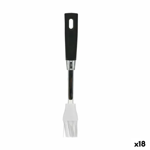 Pincel de Silicone Quttin Foodie Preto 28 x 4 cm 2 mm (18 Unidades)