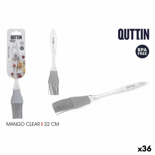 Pincel de Cozinha Quttin Clear Silicone 24 x 4 x 0,5 cm