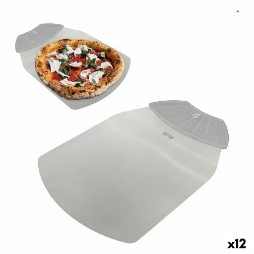 Espátula de Cozinha Quttin Pizza Aço 25 x 36 cm (12 Unidades)