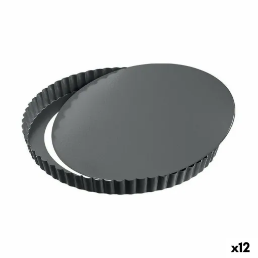 Molde Desmontável Quttin Preto Aço com Carbono 24 x 2,8 cm (12 Unidades)