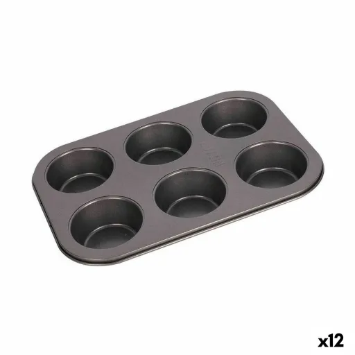 Molde para Pudim Quttin Cherry Aço com Carbono 26,5 x 18,5 x 3 cm 6 Unidades (12 Unidades)