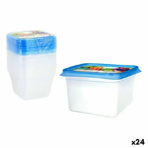 Conjunto de 9 Lancheiras Privilege 49792 550 ml 12 x 12 x 7,5 cm (24 Unidades)