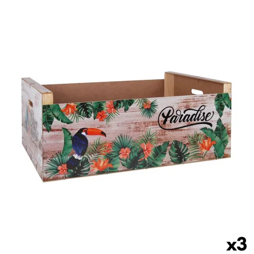 Individuais Confortime Paradise Madeira Tropical 58 x 39 x 21 cm (3 Unidades)