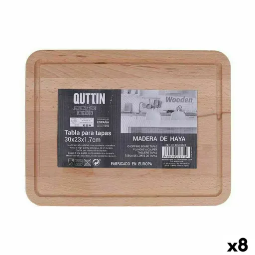 Tábua de Corte Quttin 30 x 23 x 1,7 cm (8 Unidades)