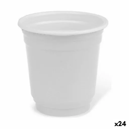 Conjunto de Copos de Shot Algon Reutilizável Branco Plástico 36 Peças 50 ml (24 Unidades)