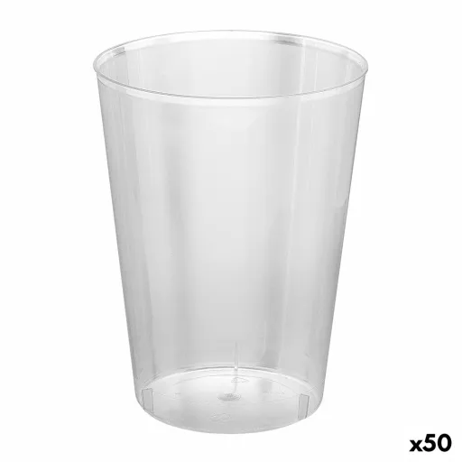 Conjunto de Copos Reutilizáveis Algon Cidra Transparente 4 Peças 480 ml (50 Unidades)