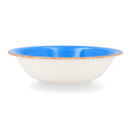 Saladeira Quid Vita Cerâmica Azul (23 cm) (Pack 6x)