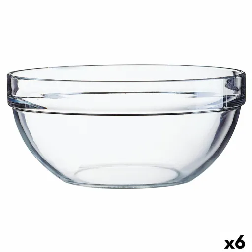 Saladeira Luminarc Transparente Vidro (Ø 26 cm) (6 Unidades)