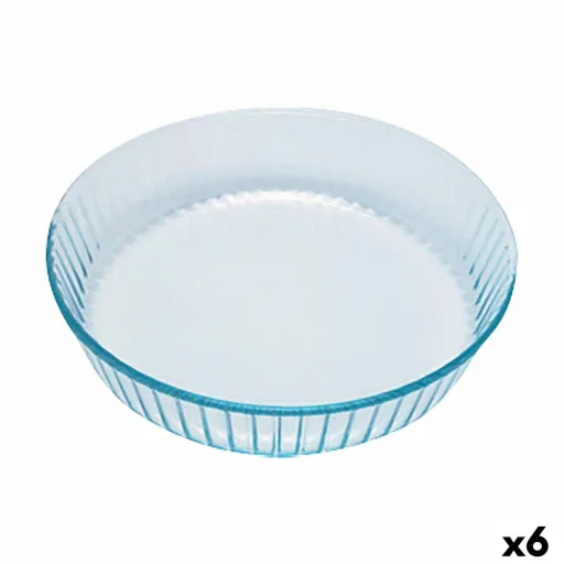 Molde para o Forno Pyrex Classic Redondo Transparente 27 x 27 x 6 cm (6 Unidades)