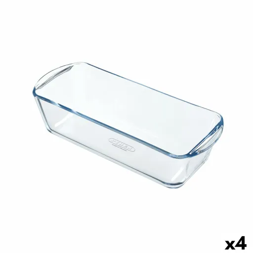 Molde para o Forno Pyrex Classic Vidrio Retangular Transparente Vidro 28 x 11 x 8 cm (4 Unidades)