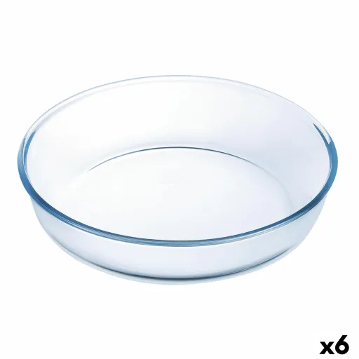 Molde para Bolos Ô Cuisine Ocuisine Vidrio Transparente Vidro Redondo 26 x 26 x 6 cm 6 Unidades