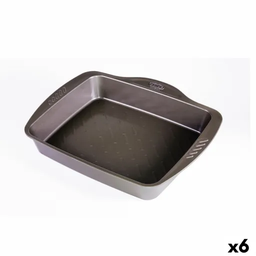 Travessa para o Forno Pyrex Asimetria Retangular Metal 6 Unidades 40 x 31 cm