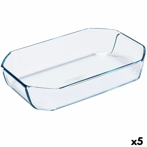 Travessa para o Forno Pyrex Inspiration Transparente Vidro Retangular 30 x 20 x 6,45 cm (5 Unidades)