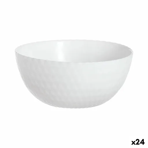 Tigela Luminarc Pampille Blanco Branco Vidro 13 cm (24 Unidades)