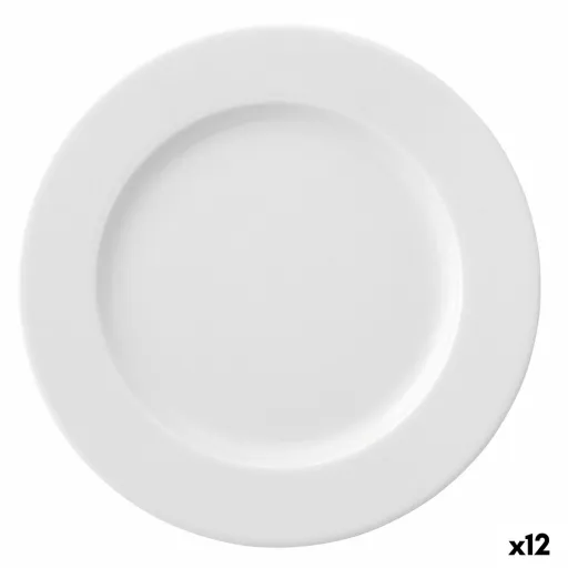 Prato de Jantar Ariane Prime Branco Cerâmica Ø 17 cm (12 Unidades)