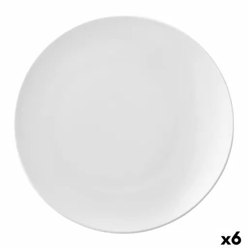 Prato de Jantar Ariane Vital Coupe Branco Cerâmica Ø 27 cm (6 Unidades)