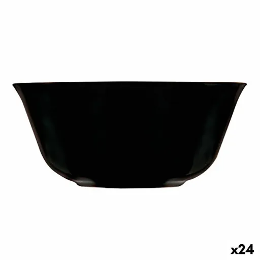 Tigela Luminarc Carine Negro Preto Vidro 12 cm Multiusos (24 Unidades)