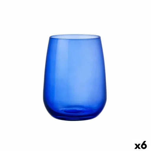 Copo Bormioli Rocco Restaurant Cobalto Azul Vidro (430 ml) (6 Unidades)