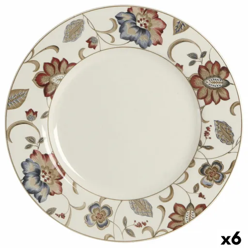 Prato de Jantar Queen´s By Churchill Jacobean Floral Cerâmica Servies (6 Unidades)