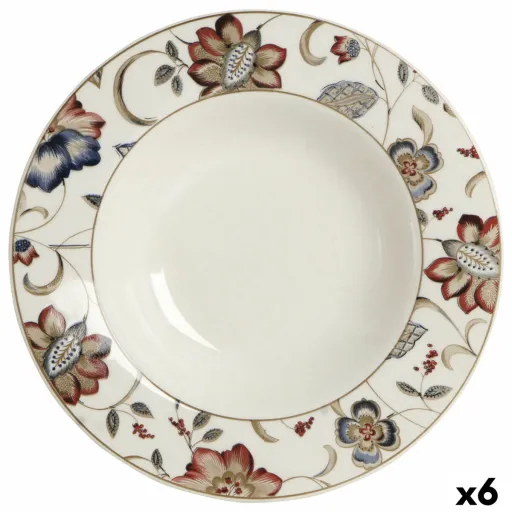 Prato Fundo Queen´s By Churchill Jacobean Floral Cerâmica Servies 22,8 cm (6 Unidades)