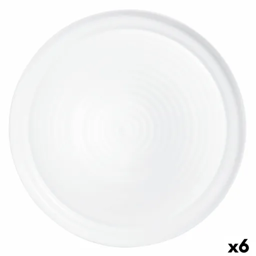 Prato para Pizza Arcoroc Evolutions Branco Vidro Ø 32 cm (6 Unidades)