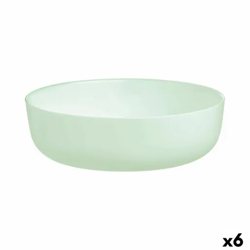 Saladeira Luminarc Diwali Paradise Verde Vidro 22 cm (6 Unidades)