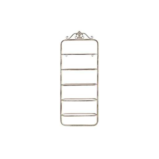 Suporte para Garrafas DKD Home Decor Metal Branco (39 x 9,5 x 102,5 cm)