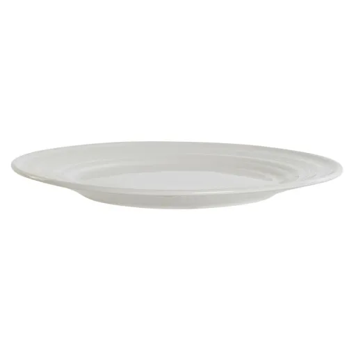 Prato de Jantar DKD Home Decor Branco Porcelana 27 x 27 x 2 cm