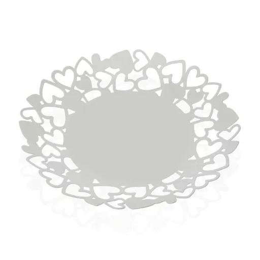 Fruteira Versa Kamira Branco Metal Aço (29 x 4,5 x 29 cm)