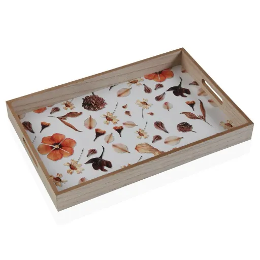 Tabuleiro Versa Bloemen Madeira MDF 30 x 5 x 45 cm