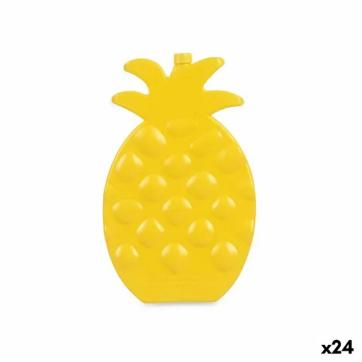 Arrefecedor de Garrafas Abacaxi Amarelo Plástico (200 ml) (1,5 x 20 x 13 cm) (24 Unidades)