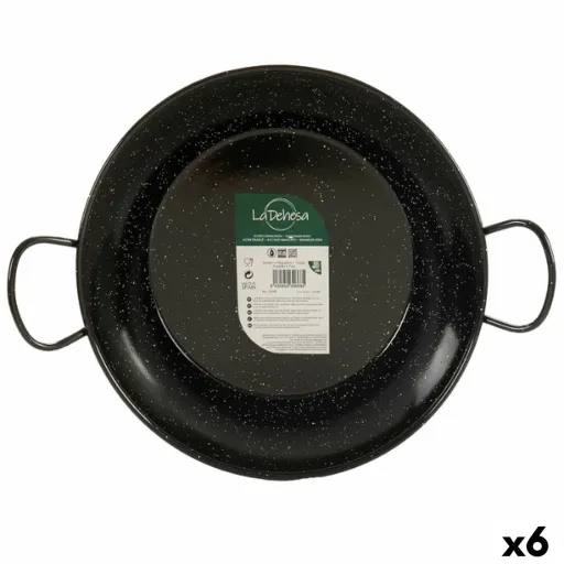 Frigideira de Paella Ø 32 cm Aço Esmaltado (6 Unidades)