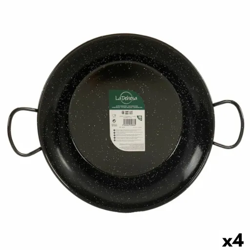 Frigideira de Paella Ø 36 cm Aço Esmaltado (4 Unidades)